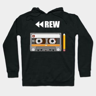 1980's Series Rewind Cassette and Pencil Hoodie